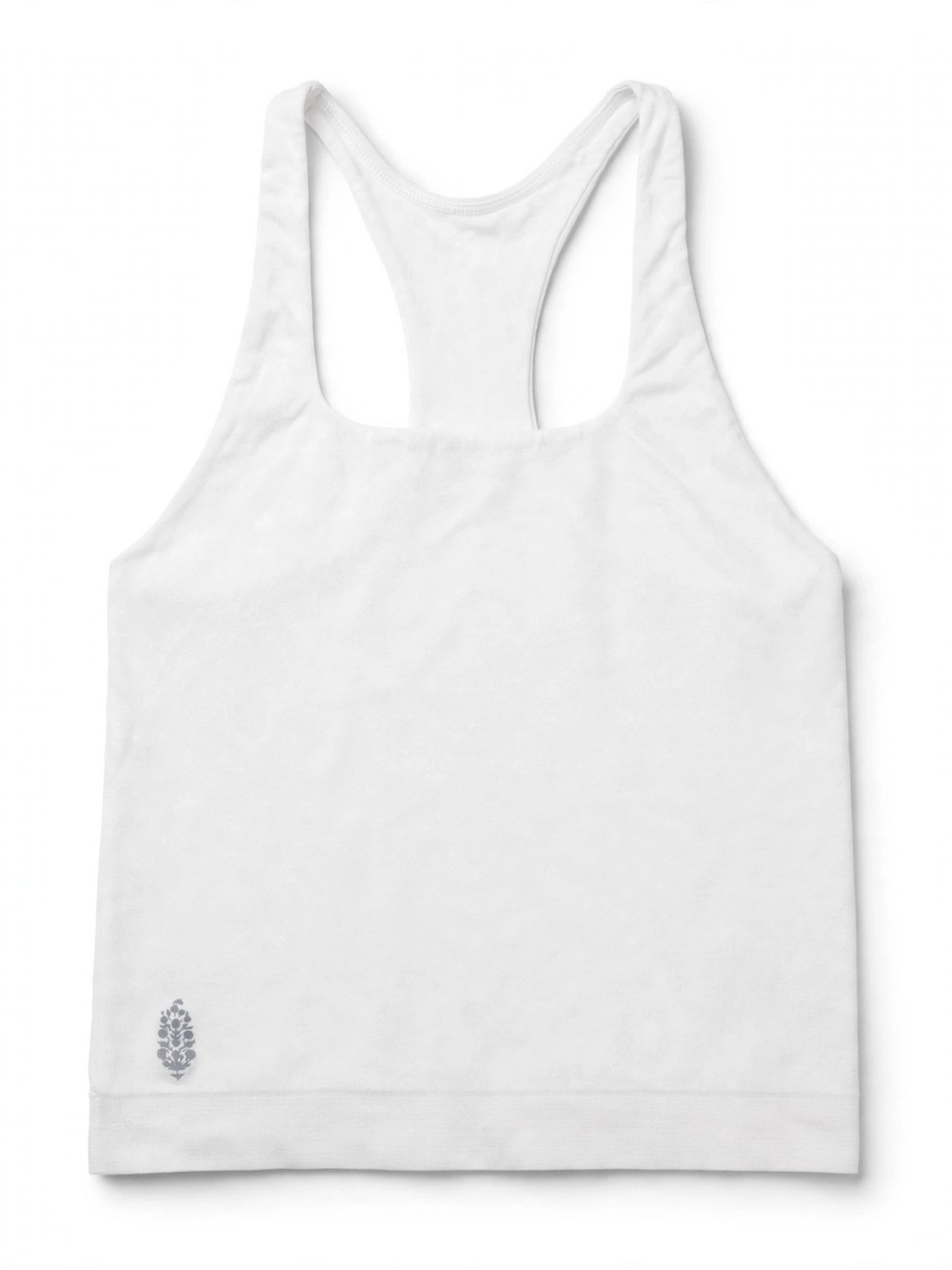 Free People Movement Good Karma Seamless Racerback Tank Top White
